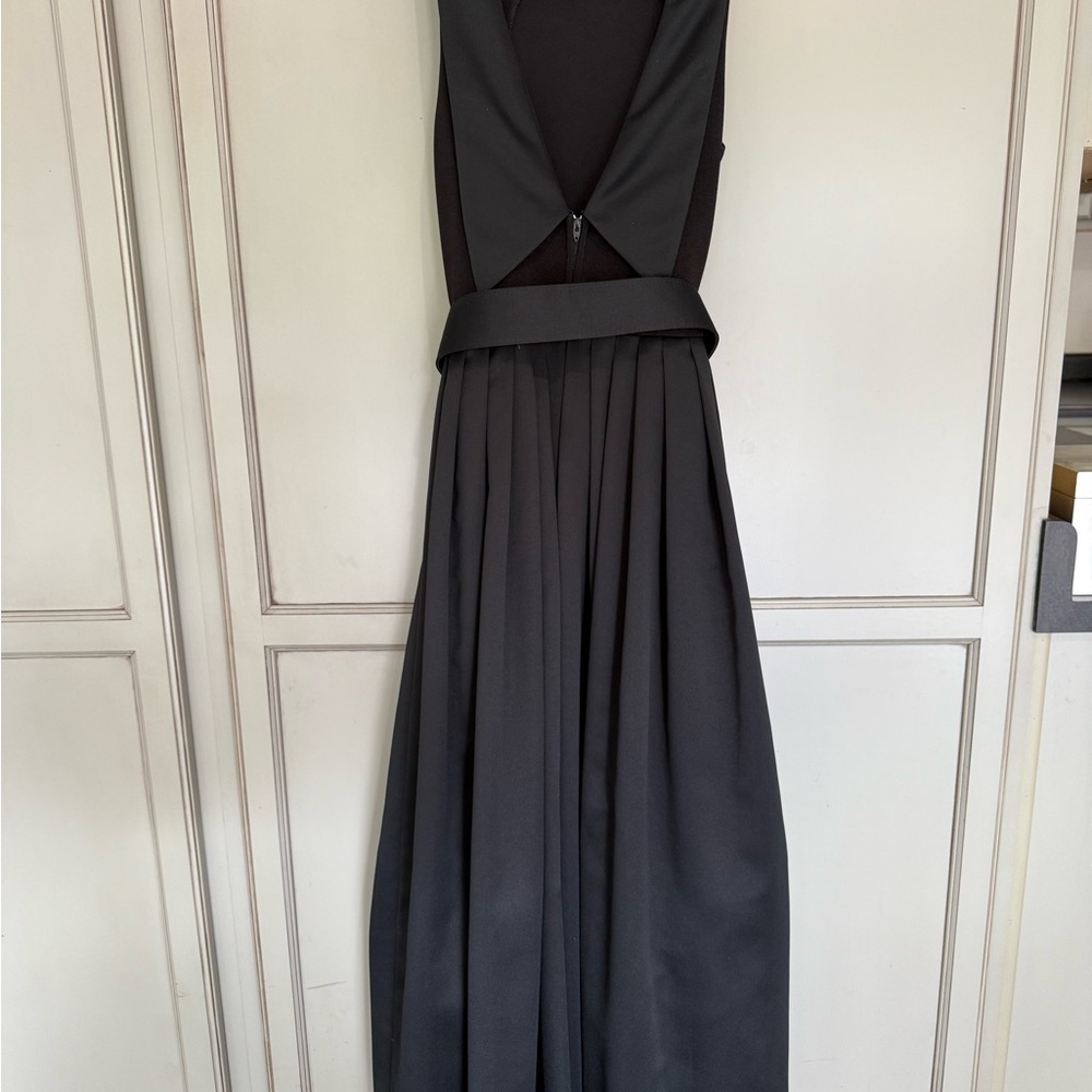 Cache Black Dress with Silver Accents - Picture 3 of 4